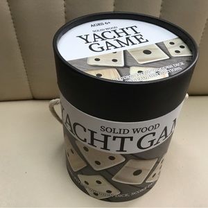 Yacht Game Solid Wood - Ages 6+ - Yacht + 4 more games - NIB.